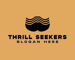 Barber Grooming Mustache  logo design