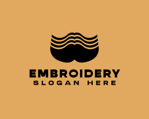 Barber Grooming Mustache  logo design