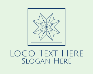 Line Art - Minimalist Decorative Star logo design