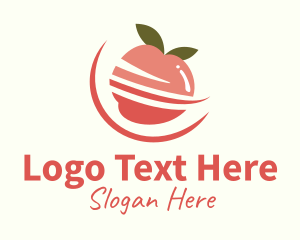 Organic Apple Fruit  Logo