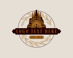 Tourist Attraction - Barcelona Catholic Church logo design