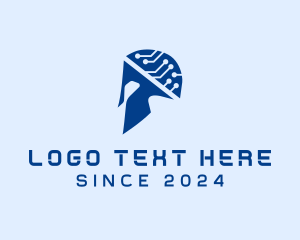 Psychologist - Technology Brain Armor logo design
