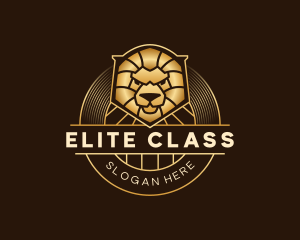 First Class - Luxury Lion Business logo design