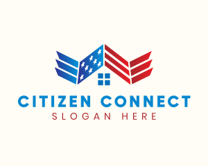 Citizenship - Patriotic Veteran Home logo design