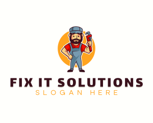 Handyman - Handyman Plumber Wrench logo design