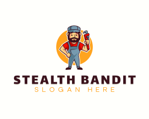 Handyman Plumber Wrench logo design