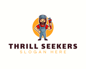 Handyman Plumber Wrench logo design