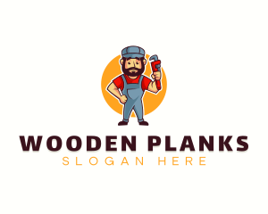 Handyman Plumber Wrench logo design