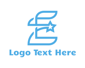 Politician - Blue E Star logo design