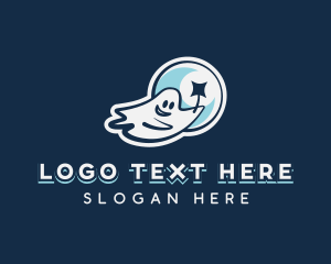 Creepy - Haunted Spooky Ghost logo design