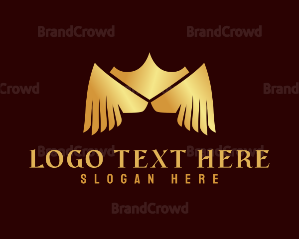 Golden Wing Crown Logo