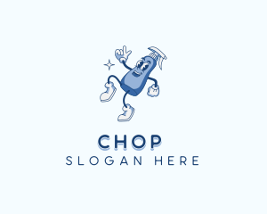 Spray Cleaner Housekeeping Logo