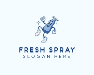 Spray - Spray Cleaner Housekeeping logo design