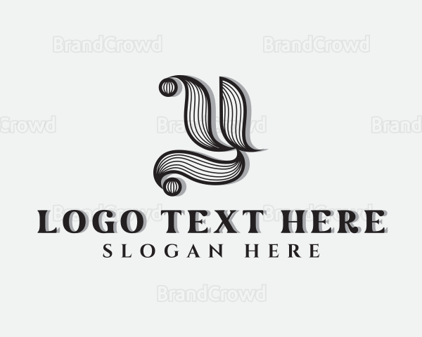Elegant Creative Studio Letter Y Logo