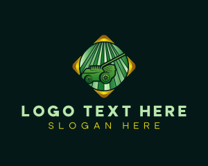 Turf - Gardening Lawn Mower logo design