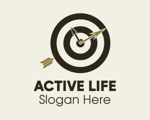 Strategic Marketing - Archery Target Time logo design
