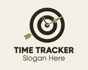 Archery Target Time logo design