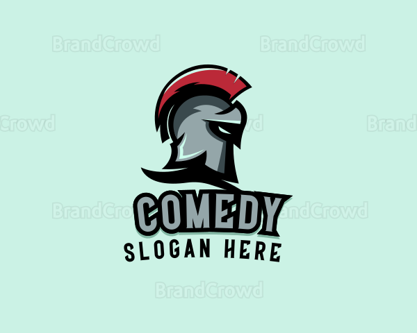 Soldier Spartan Helmet Logo