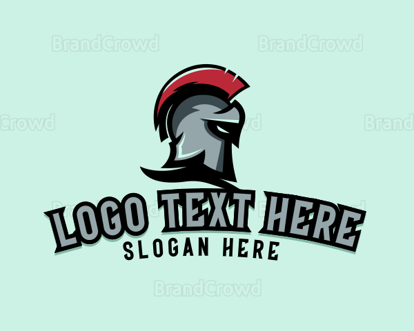 Soldier Spartan Helmet Logo