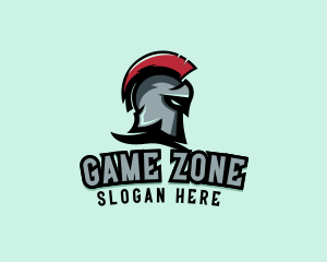 Soldier Spartan Helmet logo design