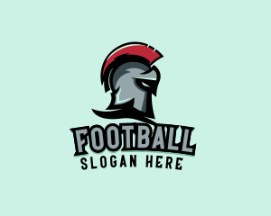 Mascot - Soldier Spartan Helmet logo design
