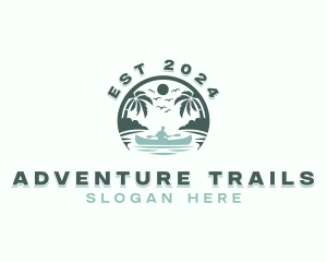 Kayak Adventure Tour logo design