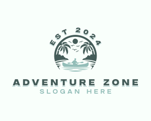 Kayak Adventure Tour logo design