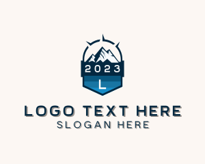 Outdoor - Compass Mountain  Peak logo design