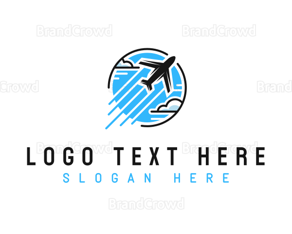 Airline Flight Travel Logo