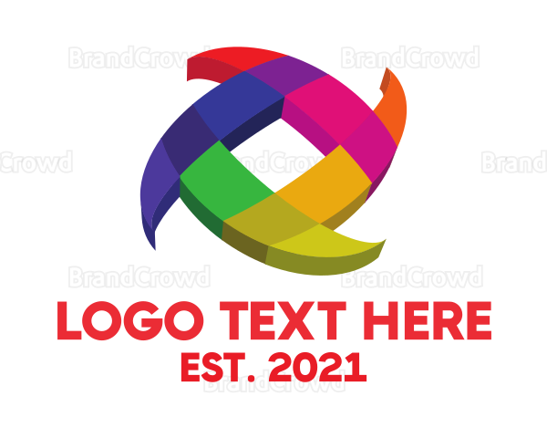 3D Colorful Application Logo