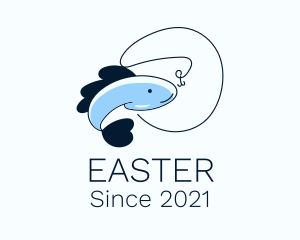 Lure - Minimalist Fish Tackle logo design