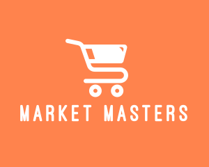 Grocery Shopping Cart logo design