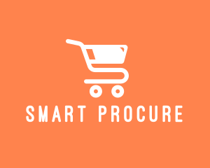 Procurement - Grocery Shopping Cart logo design
