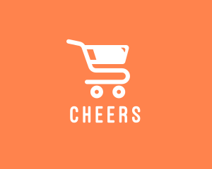 Ecommerce - Grocery Shopping Cart logo design