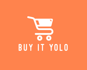 Grocery Shopping Cart logo design