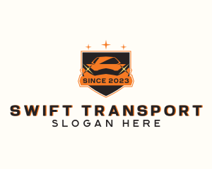 Sports Car Transport  logo design