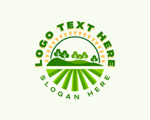 Backyard Lawn Landscaping Logo