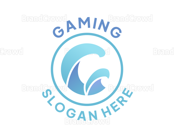 Flow Blue Wave Logo
