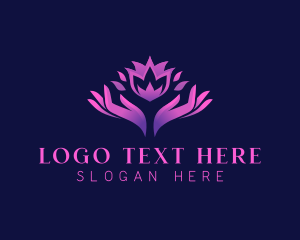 Elegant Flower Wellness Logo