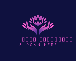 Lifestyle - Elegant Flower Wellness logo design