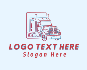 Red Truck Haulage Logo