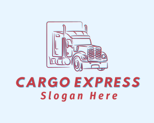 Red Truck Haulage logo design