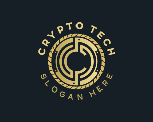 Crypto - Digital Crypto Technology logo design