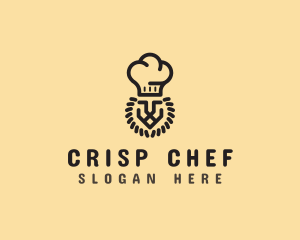 Luxury Lion Chef  logo design