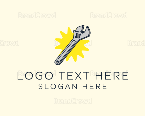 Spanner Wrench Tool Logo