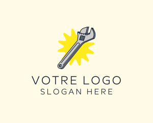 Spanner Wrench Tool Logo