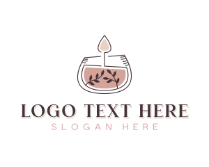 Aromatherapy - Candlelight Souvenir Decor logo design