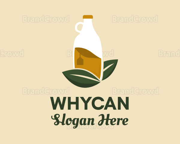 Organic Drink Bottle Logo