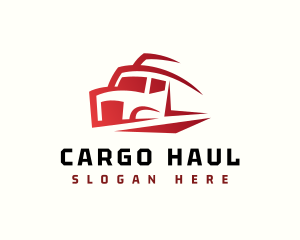 Trailer Truck Transport logo design