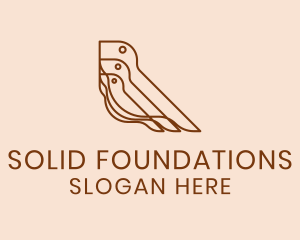 Flying - Avian Zoology Wildlife logo design